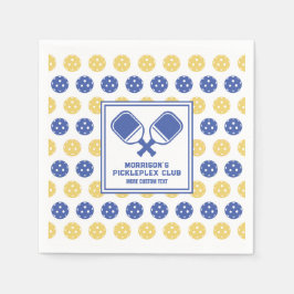 ピックルボールクラブバックヤードピックルコートカスタム文字 スタンダードカクテルナプキン