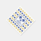 ピックルボールクラブバックヤードピックルコートカスタム文字 スタンダードカクテルナプキン (角)