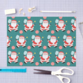 ピックルボールクリスマスホリデーティッシュペーパー 薄葉紙 (クラフト)