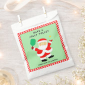 ピックルボールクリスマスホリデーフェイバーバッグ フェイバーバッグ (クリップ留めされた状態)