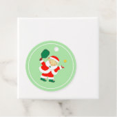 ピックルボールクリスマスホリデーメッセージカード フェイバータグ (インサイチュ)