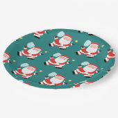 ピックルボールクリスマスホリデー紙プレート ペーパープレート (アングル)