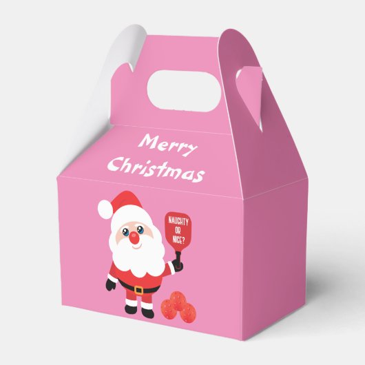 ピックルボール🎅サンタゲーブルビーフボックス フェイバーボックス (正面サイド)