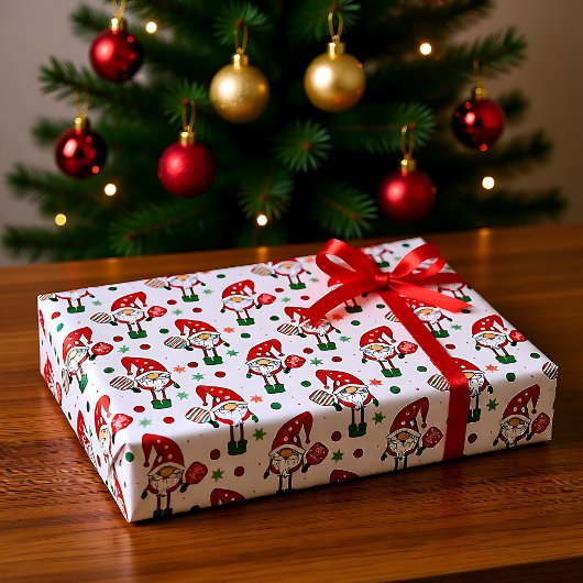 ピックルボールサンタラッピング紙 薄葉紙