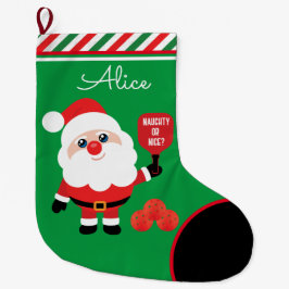 ピックルボール🎅サンタ  ラージクリスマスストッキング