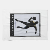 ピックルボールシルエットクラシック キッチンタオル (横)