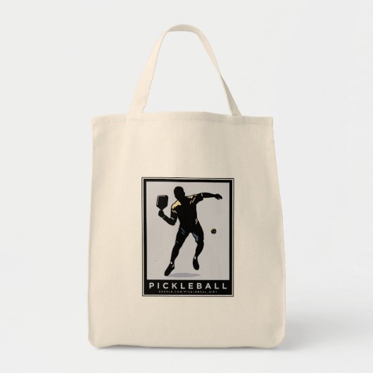 ピックルボールシルエットクラシック トートバッグ (正面)