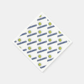 ピックルボールスターバスト スタンダードカクテルナプキン (角)