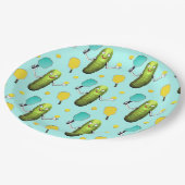 ピックルボールスポーツパーティー紙プレート ペーパープレート (アングル)