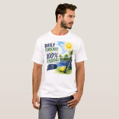 ピックルボールデイリーライフ予報 Tシャツ (正面フル)