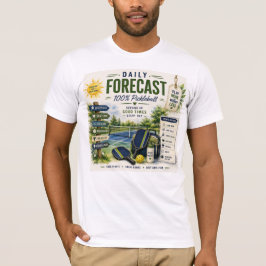 ピックルボールデイリーライフ予報 Tシャツ