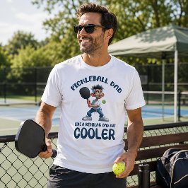 ピックルボールパパ、普通のパパみたい Tシャツ