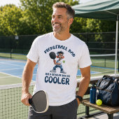 ピックルボールパパ、普通のパパみたい Tシャツ