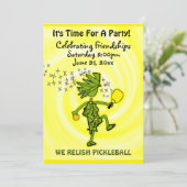 ピックルボールパーティーのご招待（お楽しみ会） 招待状 (スタンド正面)