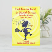 ピックルボールパーティーのご招待 招待状 (スタンド正面)