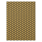 ピックルボールパーティー ウェディング ブラック ゴールド バチェラーパーティー テーブルクロス (正面)