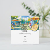 ピックルボールパーティー 招待状 (スタンド正面)