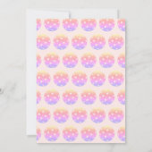 ピックルボールパーティ スポーツ パステル パーティ招待状 招待状 (裏面)