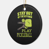 ピックルボールピックルボールパドル セラミックオーナメント (左)