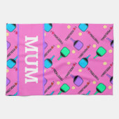 ピックルボールピンクのキッチンタオルが好き キッチンタオル (横)