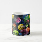 ピックルボールプリント コーヒーマグカップ (中央)