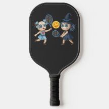 ピックルボールプレイヤーのゴーストとハロウィンを楽しむ