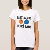 ピックルボールプレイヤー名言 Tシャツ (正面)