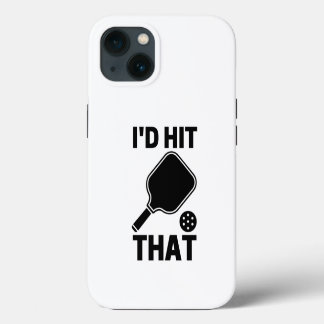 ピックルボールプレイヤー愛好家のための面白いギフト iPhone 13ケース