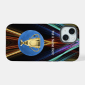 ピックルボールプレイヤー/ファン 個人用デザイン iPhone 15ケース (裏面横)