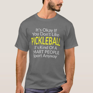 ピックルボールプレーヤー おもしろフレーズ スポーツデザイン 面白い Tシャツ