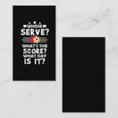 ピックルボールプレーヤー-ピックルボールアスリート趣味 名刺 (正面/裏面)