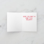 ピックルボールホリデーカード カード (内部)