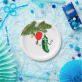 ピックルボールホリデースポーツパーティー ペーパープレート (パーティー)