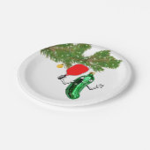 ピックルボールホリデースポーツパーティー ペーパープレート (アングル)