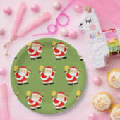 ピックルボールホリデーパーティー ペーパープレート (パーティー)