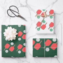 ピックルボールホリデーラッピング紙