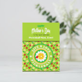 ピックルボールママの母の日、おかわいい ポストカード (スタンド正面)