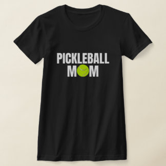 ピックルボールママTシャツ | シンプルピックルボールママデザイン Tシャツ