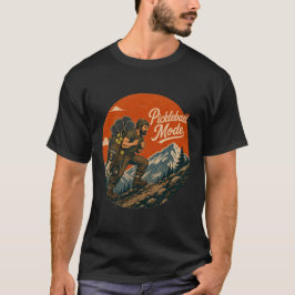 ピックルボールモード ビンテージ スポーツ アドベンチャー Tシャツ