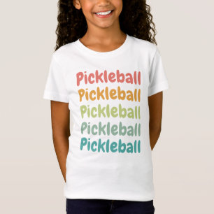 ピックルボールレトロピックルボールプレーヤー  Tシャツ