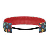 ピックルボール付きピックルボールパターン アスレチックヘッドバンド (裏面)