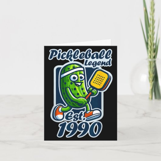 ピックルボール伝説 1990年 レトロ 36歳 カード (正面)
