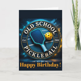 ピックルボール友達の誕生日おめでとう! カード