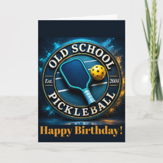 ピックルボール友達の誕生日おめでとう! カード