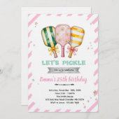 ピックルボール女子パーティー招待状 招待状 (正面/裏面)