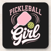 ピックルボール女子プレイヤー コースター (正面)
