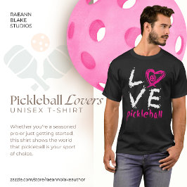 ピックルボール愛好家のためのユニセックスTシャツ Tシャツ