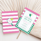 ピックルボール最後のスイング　結婚指輪をもらう前の最後の誘い 招待状