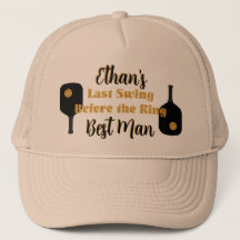 ピックルボール独身パーティー ブラック ゴールド カスタマイズ