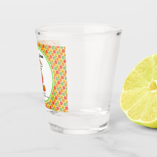 ピックルボール独身最後の夜 パーティー ディンクス&ドリンクス ショットグラス (右)